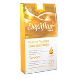 Depilflax - Folhas Para Depilação Prontas Corporal - 20unid