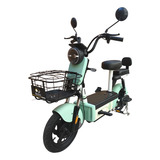 Sudu A2+ Bicicleta Elétrica Bateria De Lítio 60km Alcance Cor Verde-claro