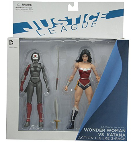 Figuras De Acción Dc Comics: Wonder Woman Vs. Katana.