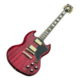 Soloking Sg60 Transparent Red Cherry