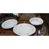 Antigua Vajilla 3piezas Porcelana Tsuji Impecables N230