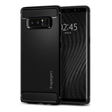 Funda Spigen Samsung Note 8 [matte Black] Rugged Armor