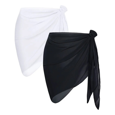 Pareo Corto De Playa Para Mujer Blanco 4794829 Lisa | Envío gratis