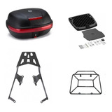 Suporte + Bau Givi E460 46l + Base + Grelha - Honda Cb 500x