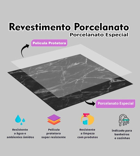 10 Pisos Adesivo Porcelanato Lavável Para Chão Impermeável