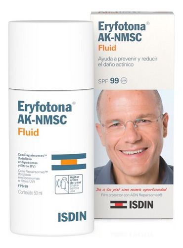 Fotoprotector Isdin Eryfotona Ak-nmsc Fluid Spf99 X 50ml