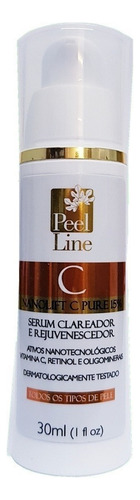 Peel Line Serum Clareador Rejuvenescedor Nanolift C Pure 30g Tipo De Pele Normal
