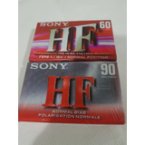 Par  De  Cassetes Sony High Fidelity, 60 Y 90 Min. Nuevos 