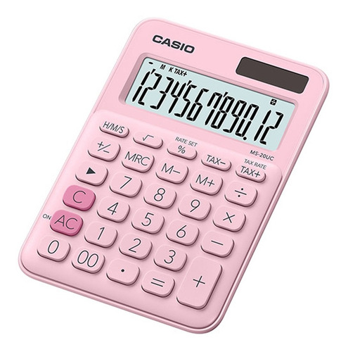 Ms-20uc-pk - Calculadora Casio De Escritorio 12 Digit