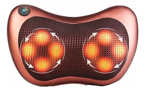 Masajeador Eléctrico Almohada Cojín Lumbar Cuello Piernas