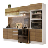 Cozinha Completa Mdf Madesa Acordes 270008 Armário Balcão Br