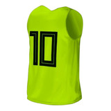 Pack X 5 Unid Pechera Futbol Deportiva Numerada Talle Xxl