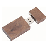 Unidad Flash Usb Portátil De Madera Mini U Disk Piezas De Or