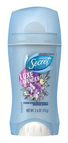 Secret Invisible Solid Desodorante Luxe Lavender 2.6 Oz (pa.