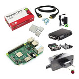  02 Kit Raspberry Pi3 Model B  Fonte  Case Dissipador Hdmi 