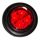 Faro Trasero Led Rojo Dos Polos X Unid Camion Trailer 3030e 