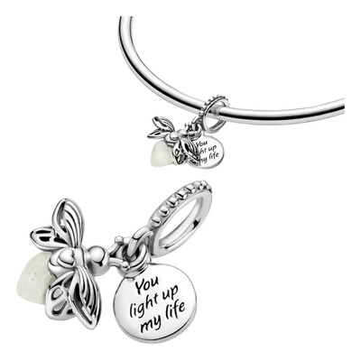 Pandora Charm Luciernaga Tú Iluminas Mi Vida Plateado | Meses sin interés