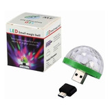 Luz Led Bola Mágica Micro Usb Celular Computadora Bolichera