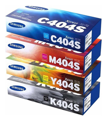 Pack 4 Toner Samsung 404s Original K404s C404s M404s Y404s