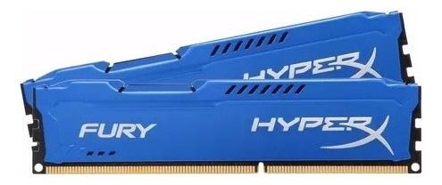 Memoria Ram Hyperx Fury Ddr3 1600 Mhz 8gb Azul