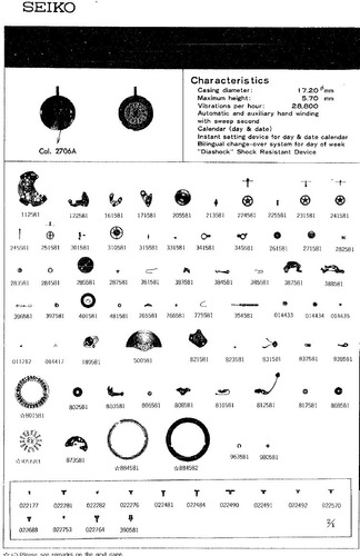 Peças Para Relogio Seiko Ref 831