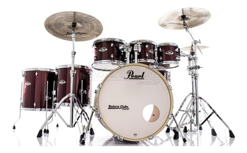 Bateria Pearl Export Exx Series Mahogany Burgundy 22¨,8¨,10¨