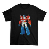 Polera Niño Niña Juvenil Transformers Robot Optimu Estampado