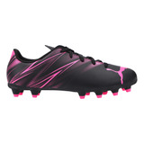 Tachones Puma Futbol Attacanto Fg Niño Negro