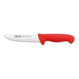 Cuchillo Carnicero Arcos 15cm Profesional Rojo Asado Bbq