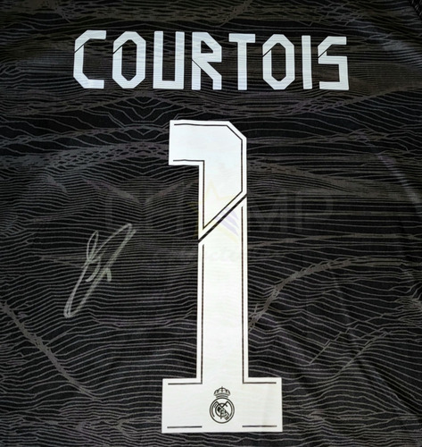 Jersey Autografiado Thibau Courtois Real Madrid 2022 Portero