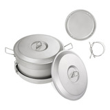 Olla Cookware Ti Pot Con Mango Plegable Para Exteriores, Oll