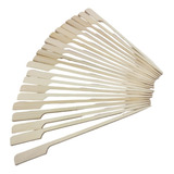 Brochetas Madera Bamboo Tipo Paleta, 15 Cms. 200 Unidades.