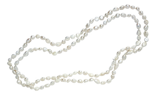 Collar Perlas De Río Magan 116cm