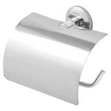 Papeleira Com Tampa Porta Papel Higiênico Inox Stander