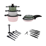 Batería De Cocina Crown Baccara Stack Practicook 23 Piezas