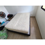 Base Cama Semi Doble Con Colchon