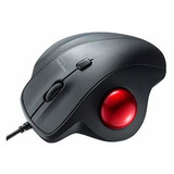 Ratón Trackball Ergonómico Con Cable Sanwa, Rollo Vertical Ó