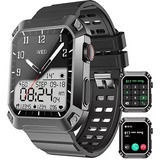 Reloj Inteligente Deportivo Militar Para Hombre De 5 Atm