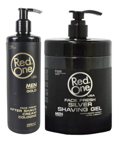 Redone Aftershave Gold 400ml  + Shaving Gel Silver 1l 
