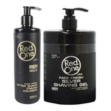 Redone Aftershave Gold 400ml  + Shaving Gel Silver 1l 