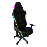 Cadeira Gamer Com Luz Led Rgb Diversas Cores Confortável