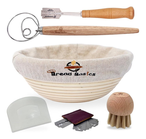 Breadbasics Cesta De Prueba Banneton | Kit De Iniciación De 