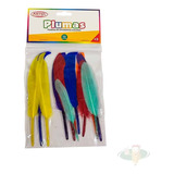 Plumas Enteras De Diferentes Colores 12un Artel