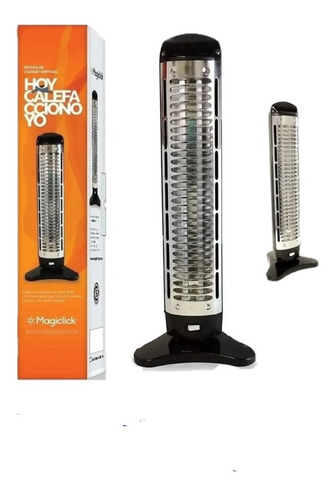 Estufa Eléctrica Vertical Cuarzo 2 Velas 1200w Calefactor