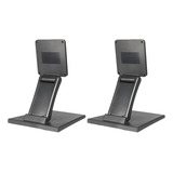 2 Soportes De Monitor Plegables Inclinables Y Pantalla Lcd D