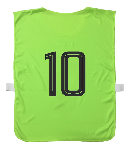 Pack De 5 Pecheras Talle M Futbol Numeradas Ideal Mujeres