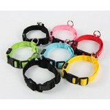 Collar Mascotas Con Luz Led En Tela Con Batería Gato Perros