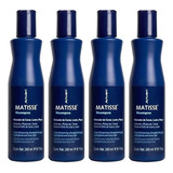 Shampoo Matizador, Matisse Anven, Kit Cuatro Botellas 240ml