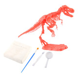 3d Glow Dinosaurio Fósil Excavación Kit De Esqueleto De Dino