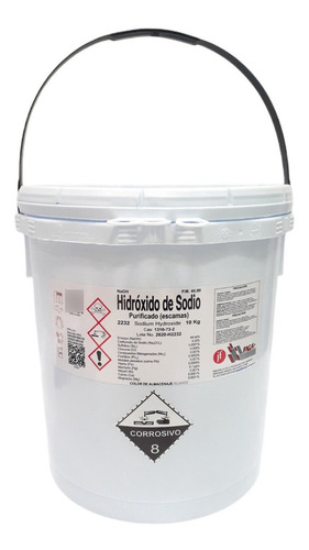 Hidróxido De Sodio (purificado) R. A. De 10kg Fagalab